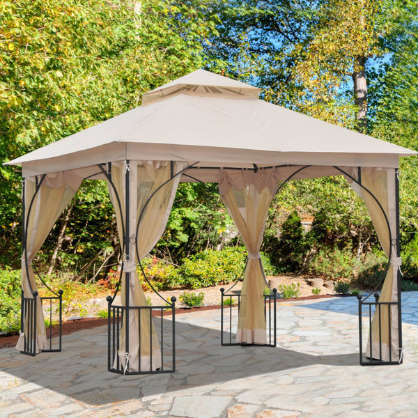 Dakota Fields 3m x 3m Metal Patio Gazebo & Reviews Wayfair.co.uk